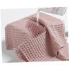 Ipetboom 1pc Waffle Hair Towel Ultra Absorbent Drying Cap for Fast Hair Drying After Shower Home Travel Gym Use Soft and Material view 3