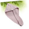Ipetboom 1pc Waffle Hair Towel Ultra Absorbent Drying Cap for Fast Hair Drying After Shower Home Travel Gym Use Soft and Material view 4
