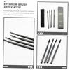 Ipetboom 4pcs Eyelash Lash Combs and Eyebrow Brushes Set with Storage Pouch Professional Spiral Brushes for Eyelash Extensions and Mascara Application Compact and Travel-friendly view 4