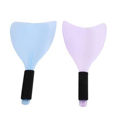 2pcs Blue Plastic Hair Cutting Face Shields for Salon