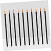 Ipetboom 100pcs Disposable Eyeliner Brushes Plastic Handles Nylon Bristles for Precision Eye Makeup Application for Liquid Eyeliner and Cosmetic Use Yellow view 2