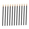 Ipetboom 100pcs Disposable Eyeliner Brushes Plastic Handles Nylon Bristles for Precision Eye Makeup Application for Liquid Eyeliner and Cosmetic Use Yellow view 3