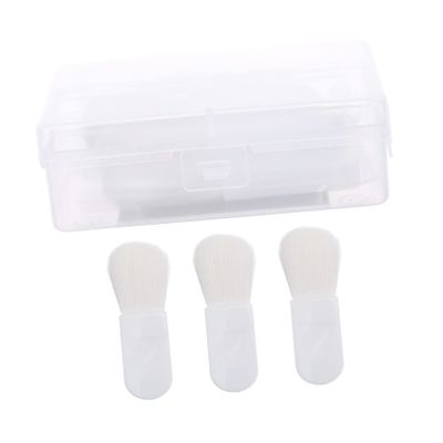 Ipetboom Blush Brush Set 3pcs Mini Blush Brush Fluffy for Women Pink Random Color