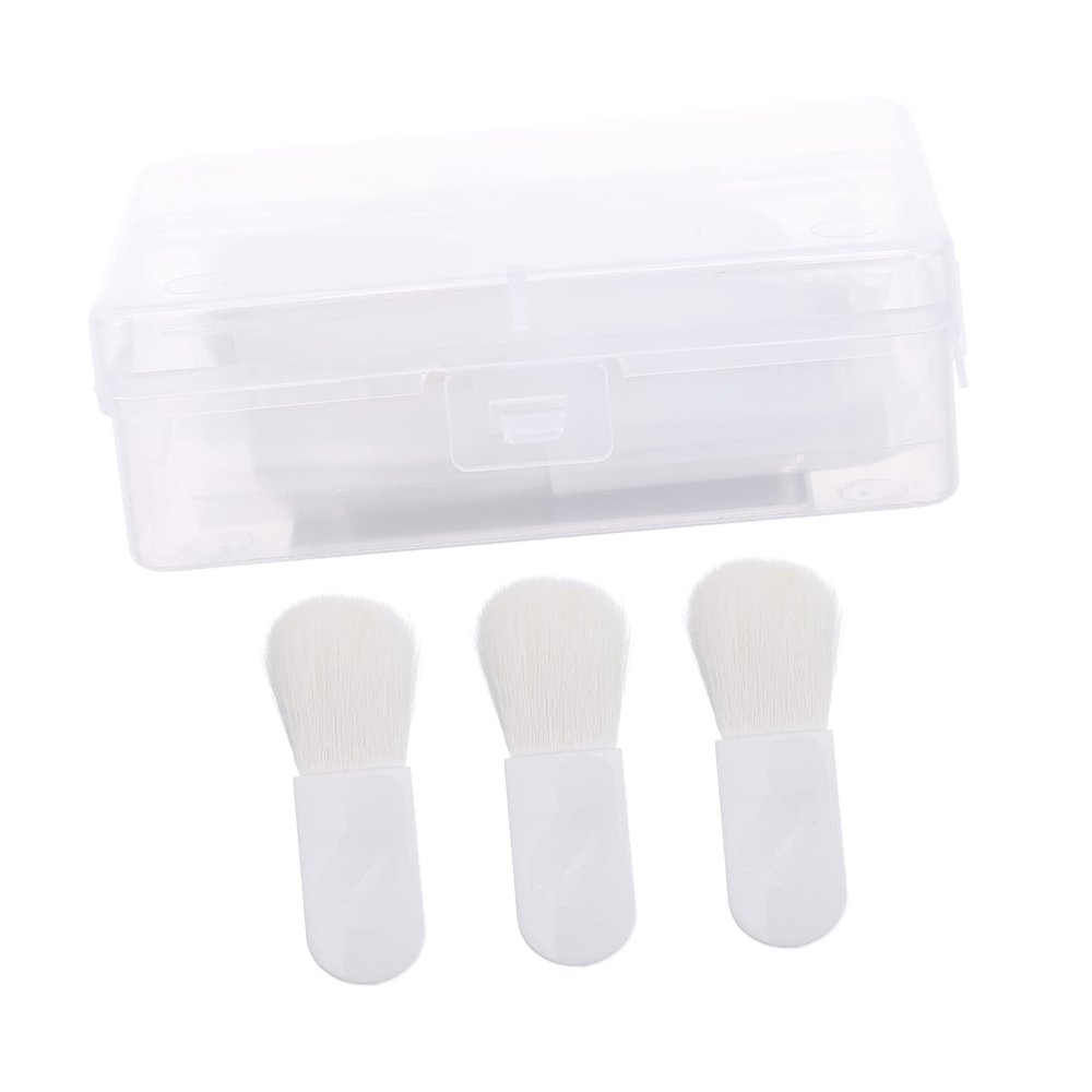 Ipetboom Blush Brush Set 3pcs Mini Blush Brush Fluffy for Women Pink Random Color