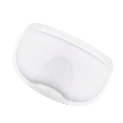 Ipetboom Breathable Bath Pillow for Neck Support for Hot Tubs and Relaxation Comfortable Bathtub Headrest White