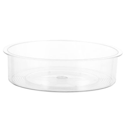 Ipetboom Rotatable Transparent Cosmetic Storage Box Lightweight Organizer for Makeup and Toiletries for Bedroom and Bathroom Use