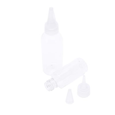 Ipetboom 6pcs Plastic Cream Squeeze Bottles Soft Tip Dispenser for Sauces and Dressings Random for Baking and Home Use