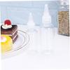 Ipetboom 6pcs Plastic Cream Squeeze Bottles Soft Tip Dispenser for Sauces and Dressings Random for Baking and Home Use view 4