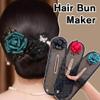 3PCS Deft Hair Bun Maker for Twister,Flower Hair Bun Roller,Hair Tie French Twist Hair Bun,Magic Twist Clip Twist Hairstyle Bun Hair Accessories for Women and Girl view 2