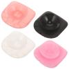 NOLITOY Silicone Makeup Brush Covers 4pcs Heart Shaped Brush Guards Protectors Cover Cosmetic Brushes Caps Anti Lost Dirt Proof Travel Reusable Sleeve for Women Girls view 2