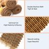 Fabimiya Bundles Human Hair 24 26 28 Inch Deep Wave Brown 27 Color Human Hair Bundles 12A Unprocessed Brazilian Virgin Hair Quick Weave Bundles for Black Women view 2