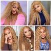 Fabimiya Bundles Human Hair 24 26 28 Inch Deep Wave Brown 27 Color Human Hair Bundles 12A Unprocessed Brazilian Virgin Hair Quick Weave Bundles for Black Women view 4