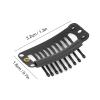 40pcs Hair Extension Wigs Snap Clips Set, Stainless Steel 9 Teeth Snap Comb Clips, Fit for Women Hair Extensions(Black) view 2