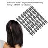 40pcs Hair Extension Wigs Snap Clips Set, Stainless Steel 9 Teeth Snap Comb Clips, Fit for Women Hair Extensions(Black) view 4