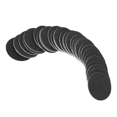 60pcs 180 Grit Foot File Replacement Sandpaper Pad Self Adhesive Pedicure Tool Electric Foot File Refill Disks