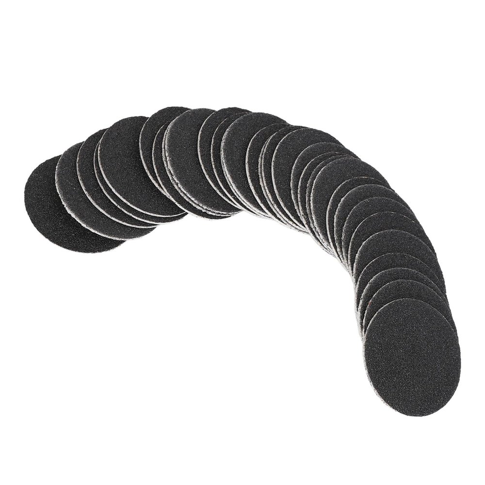 60pcs 180 Grit Foot File Replacement Sandpaper Pad Self Adhesive Pedicure Tool Electric Foot File Refill Disks
