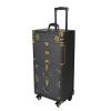 YIYIBYUS Rolling Makeup Case Trolley, Makeup Organizer Salon Trolley Rolling Cart Beauty Drawer Lockable Cabinet Cosmetic Organizer with 4 Wheels for Stylist Nail Technician Salon view 1