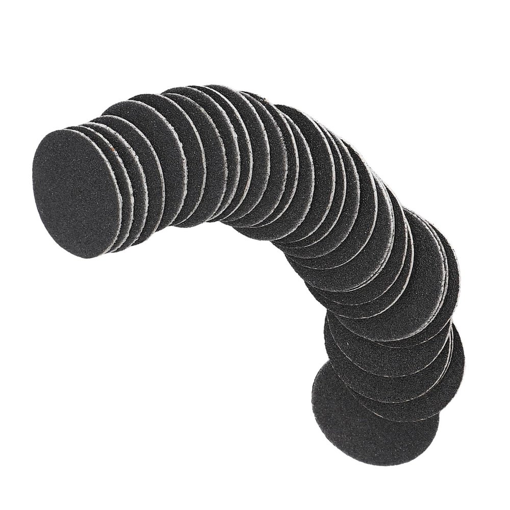 60pcs 60 Grit Replacement Sandpaper Pad Discs Exfoliating Smoothing Sanding Paper Discs for Electric Foot Callus Remover