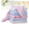 Beatifufu 6pcs Pure Cotton Nursing Towels Soft Absorbent Facecloths for Drooling and Feeding Versatile Gauze Handkerchiefs for Boy Girl view 4