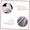 Ipetboom Bridal Hair Bow Decorative Hairpin Accents Elegant Girl Headdress for Weddings and Special Occasions Wide Tail Design for Girls and Women view 3