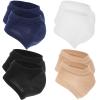 FOYTOKI 4pairs Moisturizing Gel Heel Socks Breathable Heel Protectors for Women Men Toeless Design for Night view 1