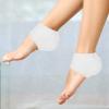 FOYTOKI 4pairs Moisturizing Gel Heel Socks Breathable Heel Protectors for Women Men Toeless Design for Night view 2