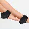 FOYTOKI 4pairs Moisturizing Gel Heel Socks Breathable Heel Protectors for Women Men Toeless Design for Night view 3