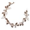 BIUDECO Bridal Flower Crown Vintage Floral Headpiece Wedding Hair Accessories for Bride view 1