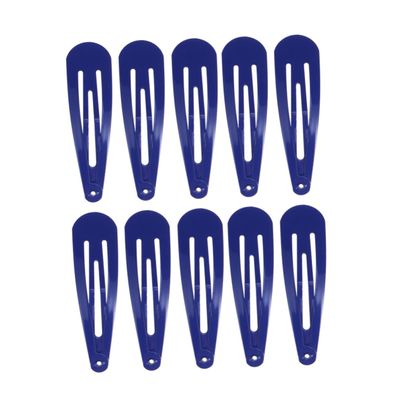50pcs Simple Metal Hair Clips Set Royal Blue Hair Accessories for Boy Girl Girls and Teens Durable Bobby Pins Non-slip Styling Tools