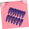 50pcs Simple Metal Hair Clips Set Royal Blue Hair Accessories for Boy Girl Girls and Teens Durable Bobby Pins Non-slip Styling Tools view 2
