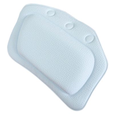 Anneome PVC Bathtub Cushion with Suction Cups for Neck and Shoulder Support Soft Spa Bath Pillow Ergonomic Design for Relaxation Bathtubs