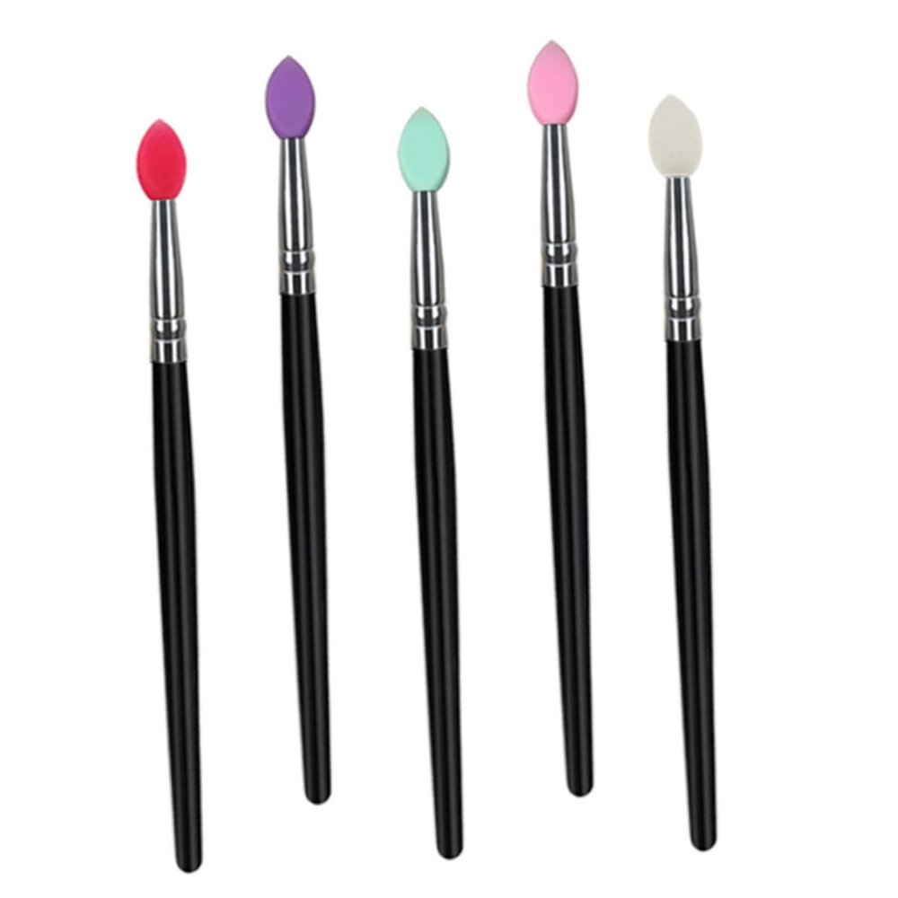 Ipetboom 5pcs Makeup Brush Eye Shadow Blush Eyeliner Natural Beauty Tool for Travel Daily Use