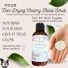 Oat Cleansing Facial Scrub, Calming Milky Oat-Based Cleanser Polishes away skin-dulling buildup without micro-tears, Face Wash to Soothe and Hydrate dry skin, MultiFunction view 2