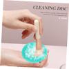 Ipetboom Beauty Brush Cleaning Cup 3pcs Silicone Cleaning Brush Scrubber for Makeup Brush Green Cleaning m view 2