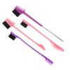 Ipetboom 4pcs Eyebrow Eyelash Grooming Brush Comb Separator Professional Makeup Tool for Beginners Artists Random Color view 1
