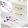 Ipetboom 4pcs Eyebrow Eyelash Grooming Brush Comb Separator Professional Makeup Tool for Beginners Artists Random Color view 4