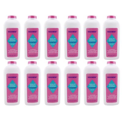 Waxness Sensi-Dry Waxing & Sugaring Powder 22 Oz Pack of 12