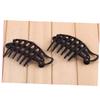 Beatifufu Plastic Resin Bun Maker Hair Disk Hair Styling Tool for Women Girls for Party view 2