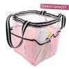 FRCOLOR Portable Shower Pouch Tsa Approved Toiletry Bag for Women Makeup Bag Organizer Travel for Travel Breathable Mesh view 2