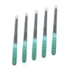 Beatifufu Nail Files for Gel Nails 5pcs Stainless Steel Fingernail Buffing Blocks Manicure File Set view 1