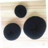 Ipetboom 3pcs Hair Donut Bun Maker Set Sponge Hair Styling Tools for Neat Ballerina Hairstyles for Dance Black view 3