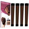 4 Pcs Magic Hair Donut Bun Maker for Ballet Style - Women, Kids (4 Brown) view 1