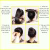 4 Pcs Magic Hair Donut Bun Maker for Ballet Style - Women, Kids (4 Brown) view 3