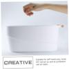 Beatifufu Soak for Manicure Hand Soak Bowl Japanese-style Nail Art Bowl Nail Salon Supply Non-breakable Pp Material view 2