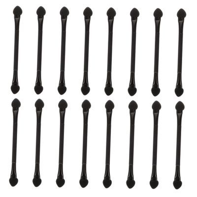 Beatifufu 30pcs Double-ended Sponge Eyeshadow Applicator Sticks for Eye Makeup Lightweight and Portable Tools for Beginners and Makeup Artists for Daily Use and Gift Giving