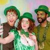 10 Sheets St. Patrick's Day Face Tattoos Stickers, Shamrock Temporary Tattoos for Women Men Green Lucky Clover Stickers Decals for Irish Parade Saint Patrick's Day Party Favors Kids Body Decorations view 4
