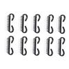 Beatifufu 10pcs Compact Nail Cleaning Brushes for Manicure Durable and Portable Nail Dust Remover Tools for Home and Salon Use view 1