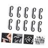 Beatifufu 10pcs Compact Nail Cleaning Brushes for Manicure Durable and Portable Nail Dust Remover Tools for Home and Salon Use view 4