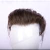 Amiable Men's Hairline Toupee 100% human hair V-Shape Mens Topper (#3, 1.5 * 7" thin skin) view 2