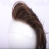 Amiable Men's Hairline Toupee 100% human hair V-Shape Mens Topper (#3, 1.5 * 7" thin skin) view 3